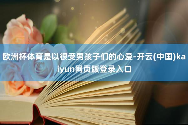 欧洲杯体育是以很受男孩子们的心爱-开云(中国)kaiyun网页版登录入口