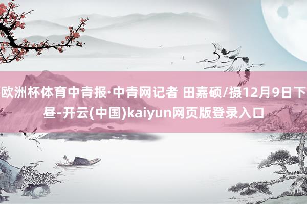 欧洲杯体育中青报·中青网记者 田嘉硕/摄12月9日下昼-开云(中国)kaiyun网页版登录入口